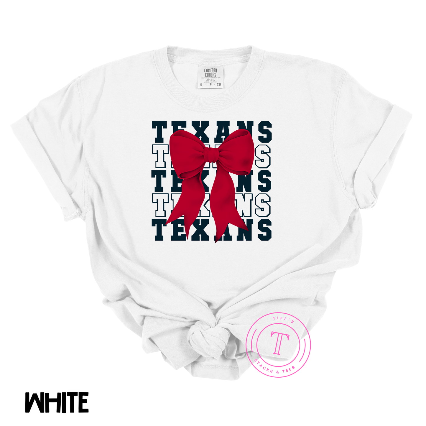 Texans w/ Red Coquette Bow