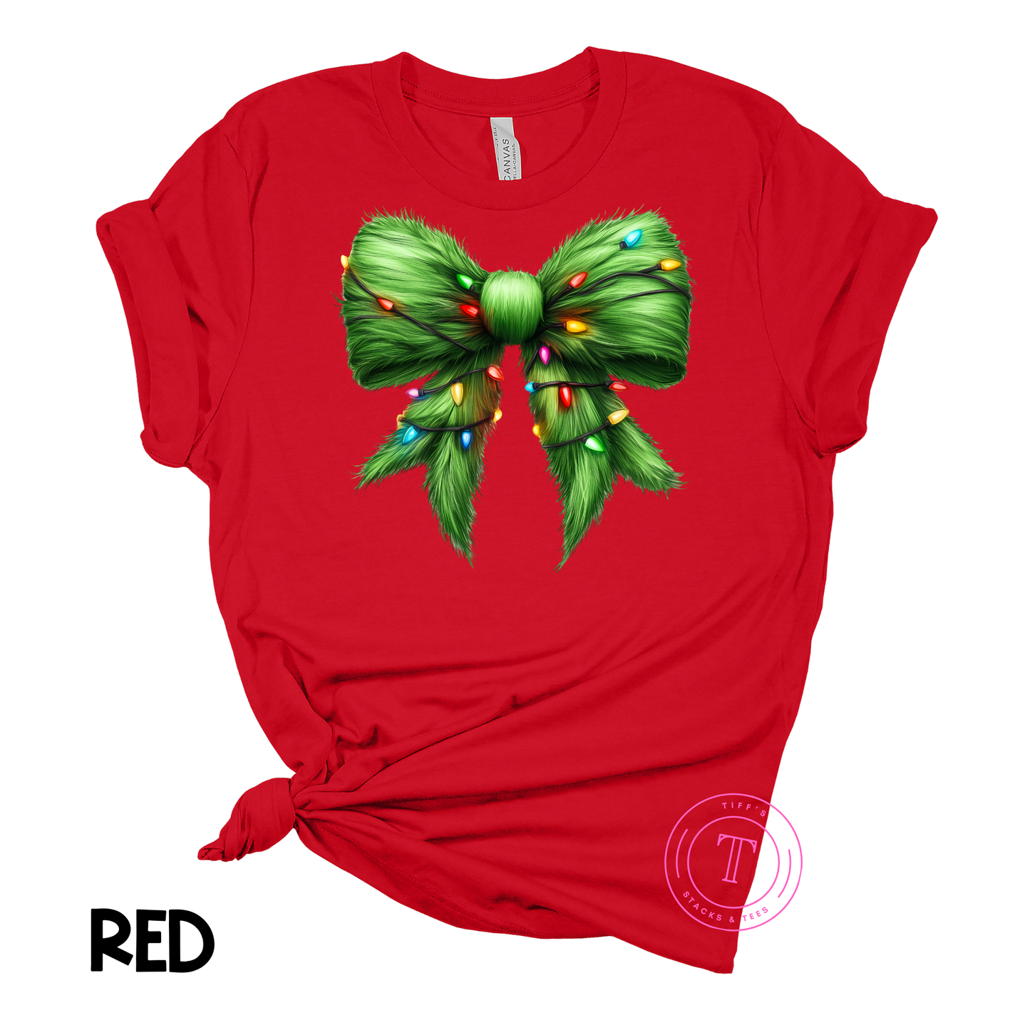 Grinch Coquette Bow