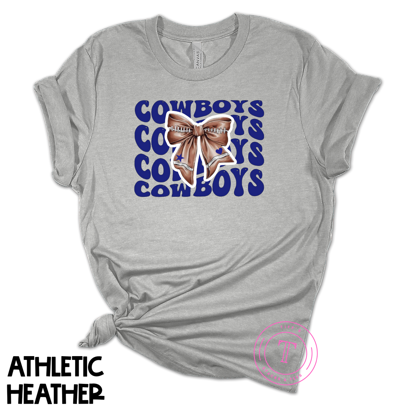 Cowboys Football Coquette Bow