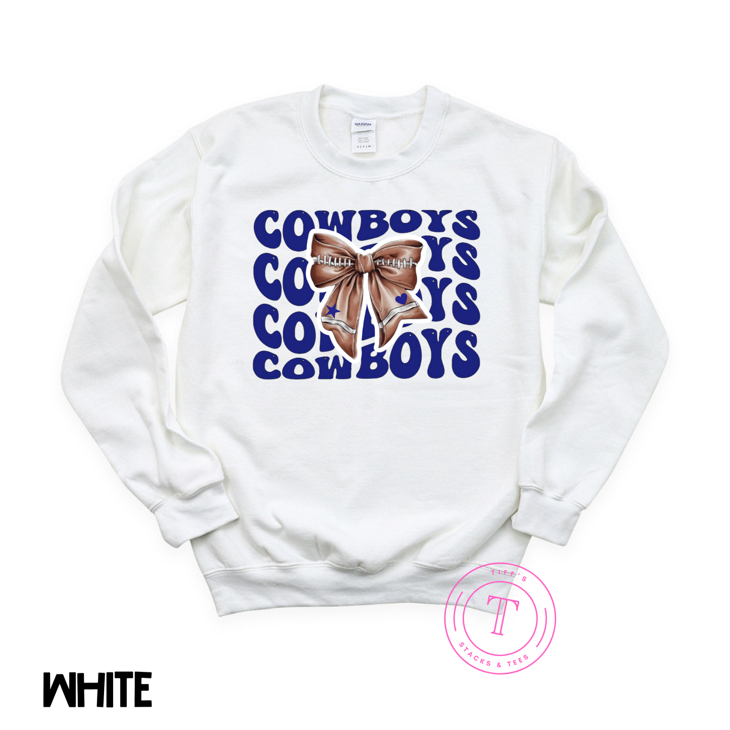 Cowboys Football Coquette Bow