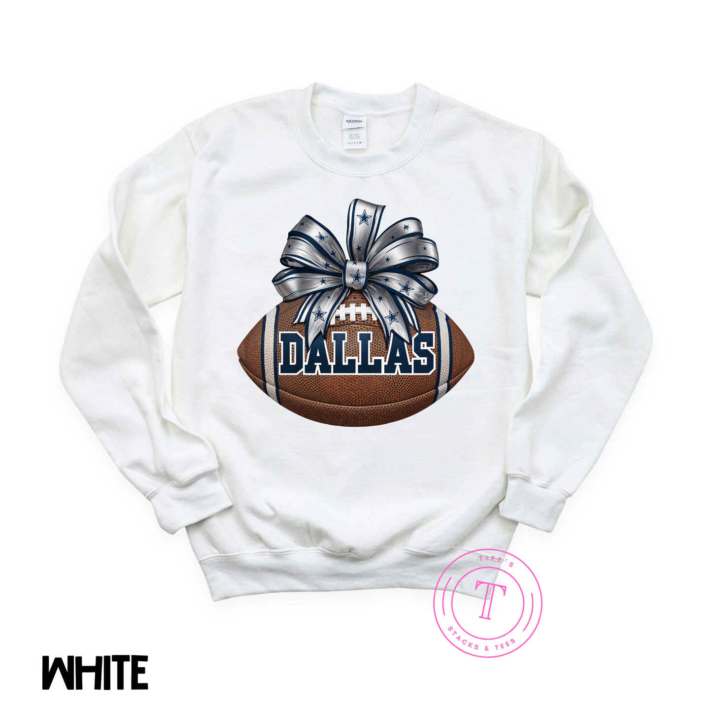 Cowboys Dallas Football w/ Coquette Bow