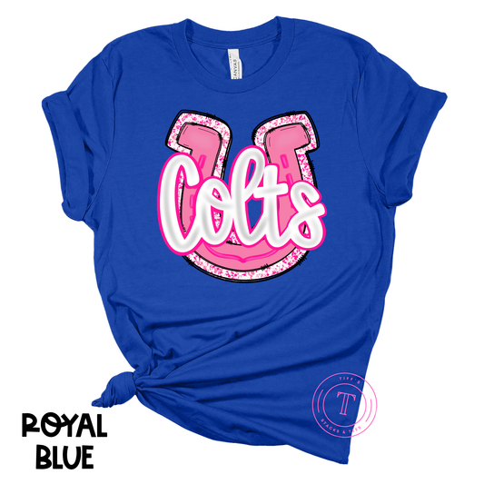 Colts Pink Horseshoe