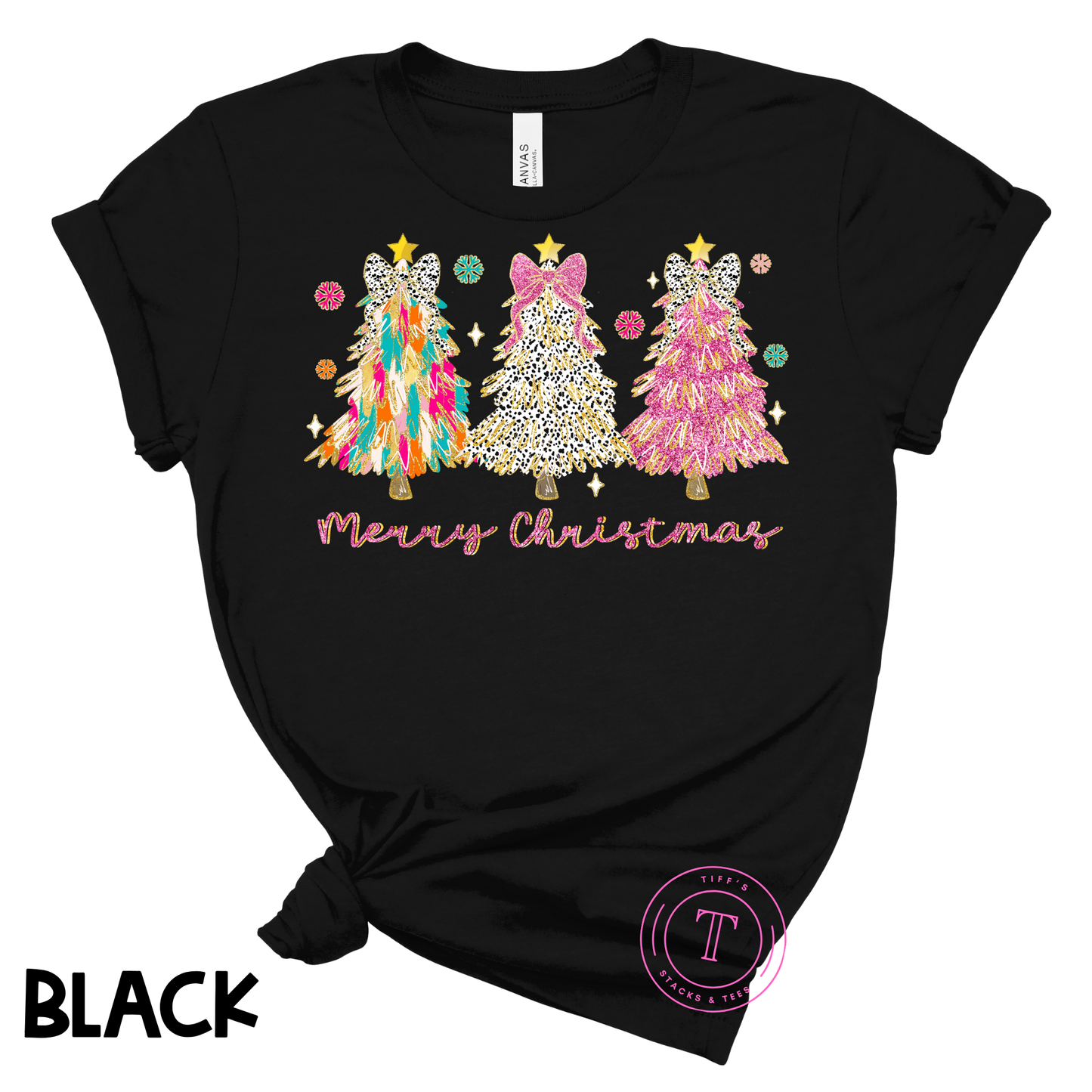 Colorful Christmas Tree Coquette