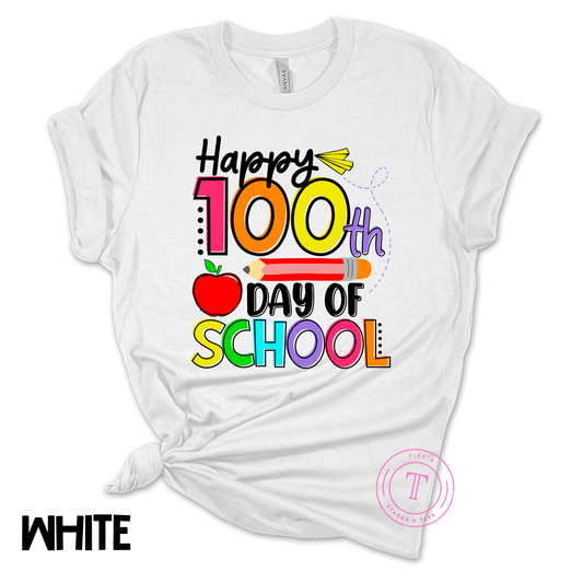 Happy 100th Day of School w/ Apple